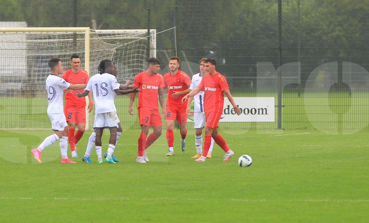 Ce moment! Cine a preluat banderola de căpitan la FCSB, în repriza a doua a amicalului cu Anderlecht