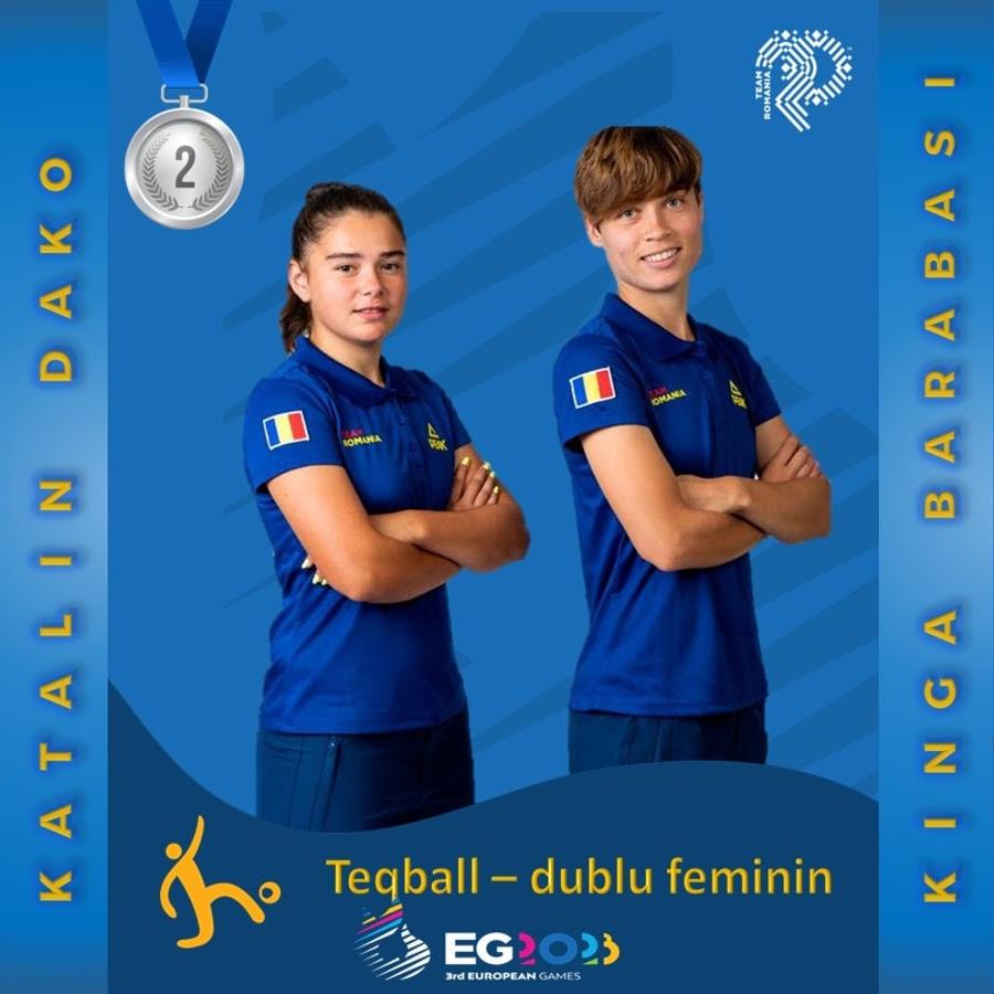 Kinga Barabasi și Katalin Dako, argint la Jocurile Europene România domină Europa la sportul inventat de Ungaria și promovat de Ronaldinho! Ce este teqballul și cine sunt jucătorii care au adus 3 medalii la Jocurile Europene