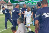 Panică la Universitatea Craiova » Lovit, Mitriță a ieșit de pe teren în minutul 36 al amicalului cu Ludogorets! Ce s-a întâmplat