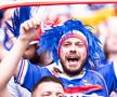 Cele mai tari imagini din tribunele stadionului din Dusseldorf, locul de desfășurare al Franța - Belgia