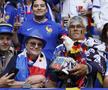 Cele mai tari imagini din tribunele stadionului din Dusseldorf, locul de desfășurare al Franța - Belgia