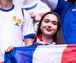 Cele mai tari imagini din tribunele stadionului din Dusseldorf, locul de desfășurare al Franța - Belgia