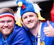 Cele mai tari imagini din tribunele stadionului din Dusseldorf, locul de desfășurare al Franța - Belgia