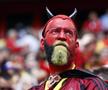 Cele mai tari imagini din tribunele stadionului din Dusseldorf, locul de desfășurare al Franța - Belgia