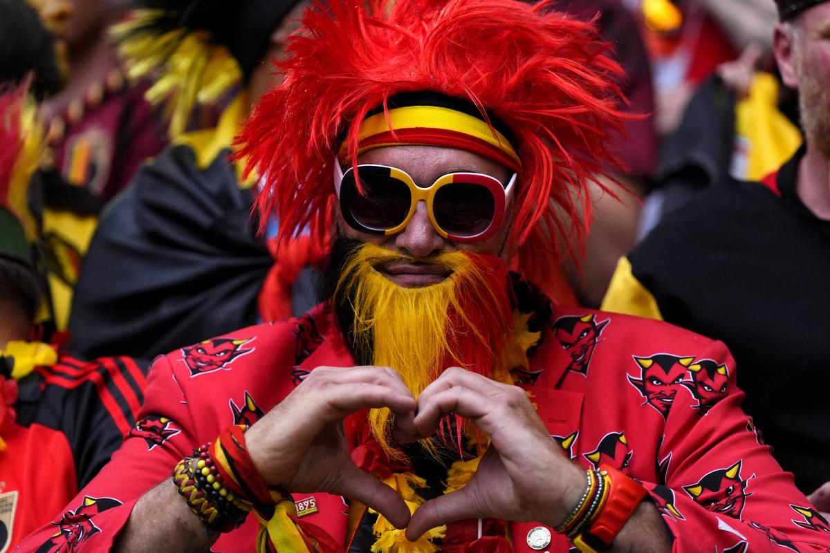 Soția lui De Bruyne, favorita fotografilor la Franța - Belgia! Cum a fost surprinsă