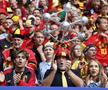 Cele mai tari imagini din tribunele stadionului din Dusseldorf, locul de desfășurare al Franța - Belgia