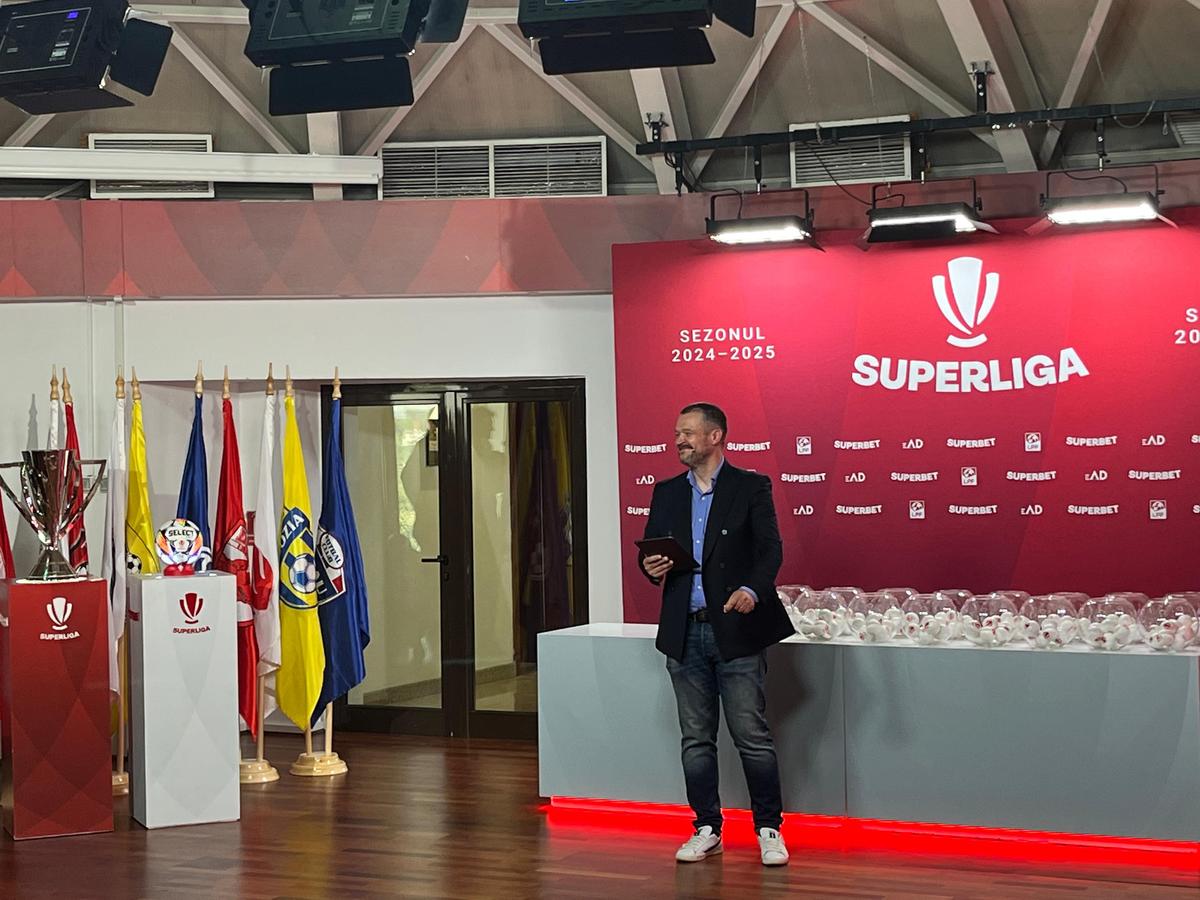 Program Superliga 2024-2025, tragerea la sorți de la sediul LPF