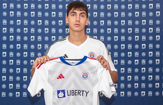 Oțelul Galați, transfer pentru regula U21 » Puștiul polivalent a semnat