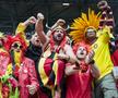 Cele mai tari imagini din tribunele stadionului din Dusseldorf, locul de desfășurare al Franța - Belgia