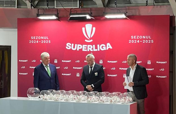 Superliga 2024-2025, programul complet » FCSB - U Cluj, CFR - Dinamo, UTA - Rapid în prima etapă! + Când se joacă „Derby de România”