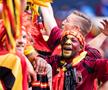 Cele mai tari imagini din tribunele stadionului din Dusseldorf, locul de desfășurare al Franța - Belgia