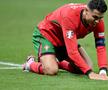 Cristiano Ronaldo, în lacrimi după penalty-ul ratat în Portugalia - Slovenia