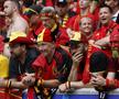 Cele mai tari imagini din tribunele stadionului din Dusseldorf, locul de desfășurare al Franța - Belgia