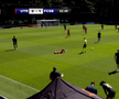 Ionuț Cercel s-a accidentat în FCSB - Utrecht. FOTO: FCSB TV