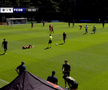 Ionuț Cercel s-a accidentat în FCSB - Utrecht. FOTO: FCSB TV