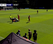 Ionuț Cercel s-a accidentat în FCSB - Utrecht. FOTO: FCSB TV