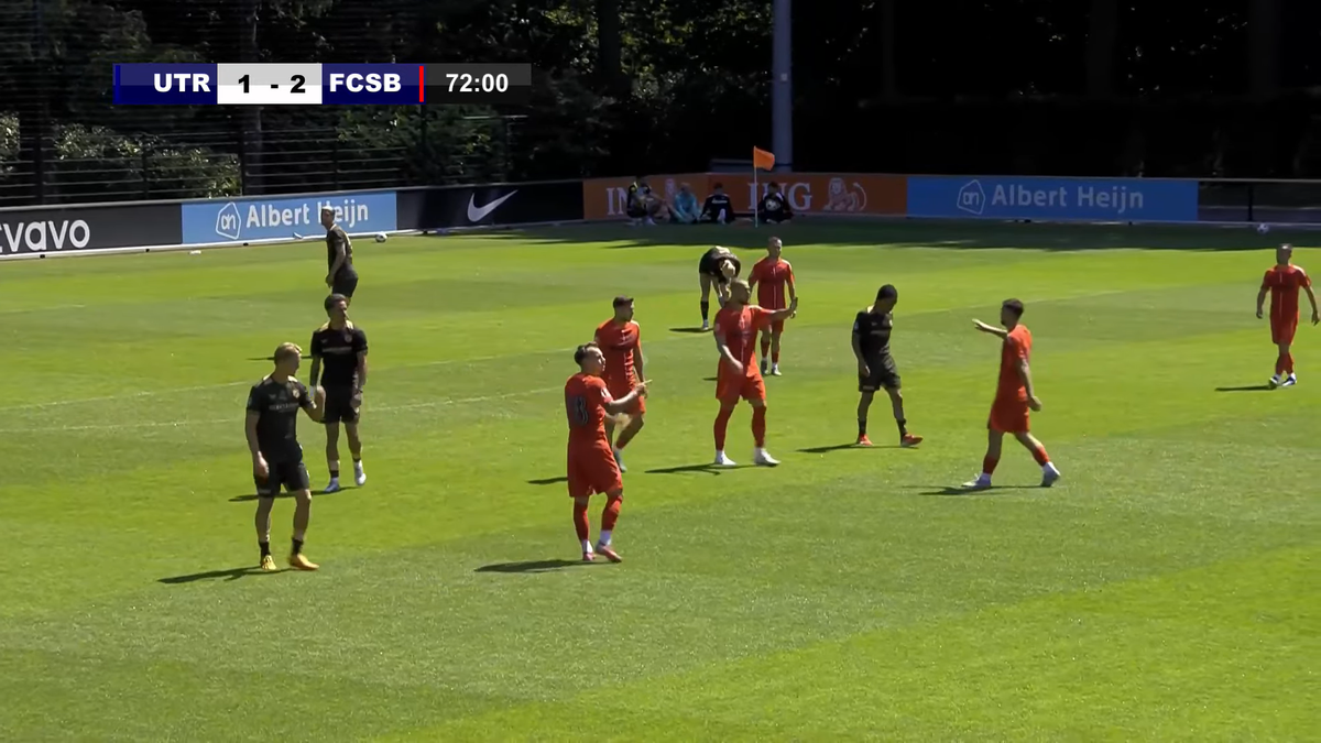 Golul marcat de Dennis Politic în FCSB - Utrecht
