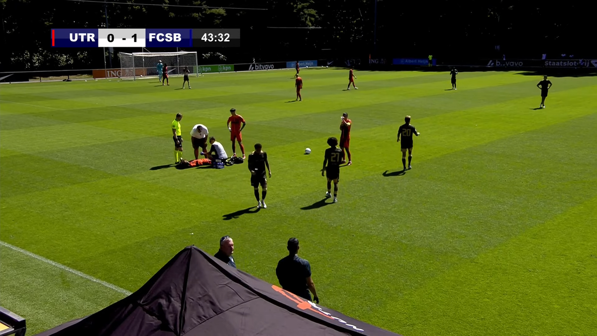 Ionuț Cercel s-a accidentat în FCSB - Utrecht