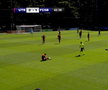 Ionuț Cercel s-a accidentat în FCSB - Utrecht. FOTO: FCSB TV