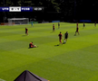 Ionuț Cercel s-a accidentat în FCSB - Utrecht. FOTO: FCSB TV