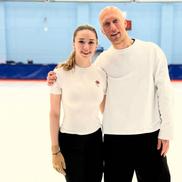 Kamila Valieva, alături de Benoit Richaud/Foto: Instagram (Kamila Valieva)