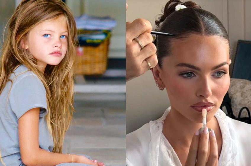 Thylane Blondeau, atunci și acum. Sursa foto: telecinco.es