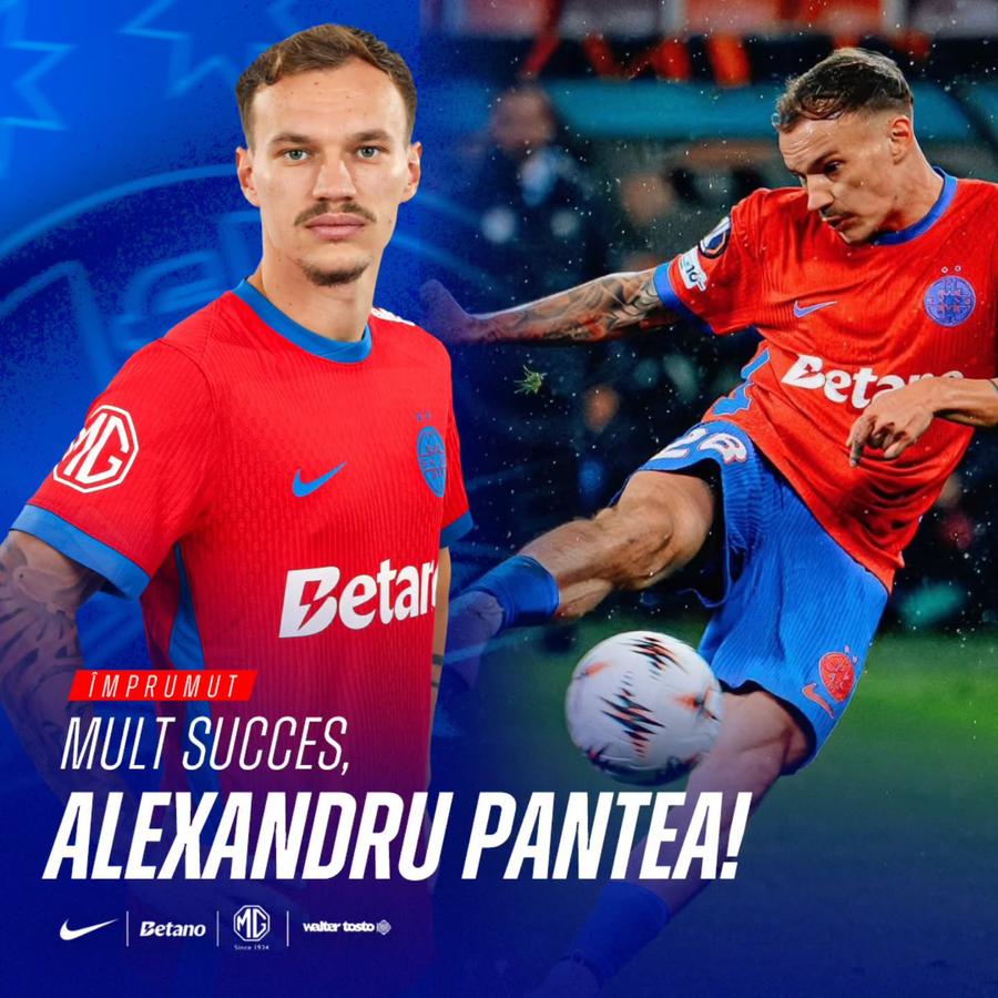 Alexandru Pantea a plecat de la FCSB și a fost prezentat la noua echipă!