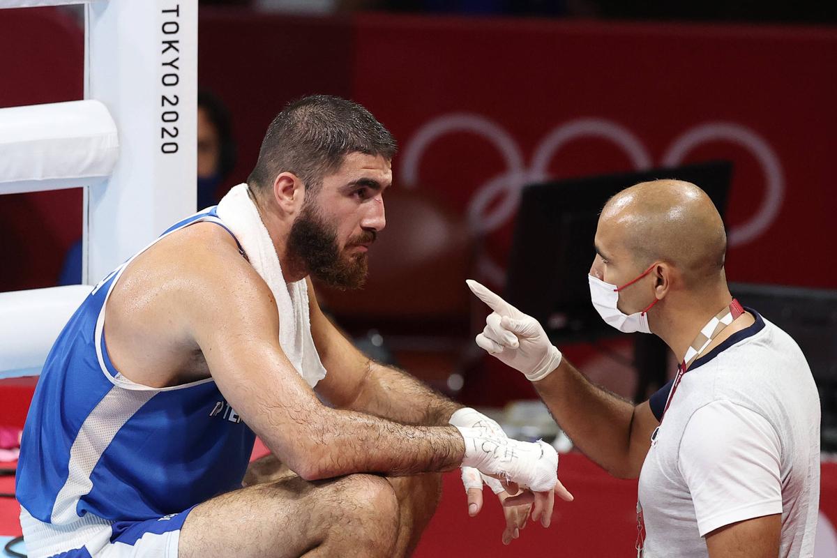 Frazer Clarke - Mourad Aliev - box - Jocurile Olimpice