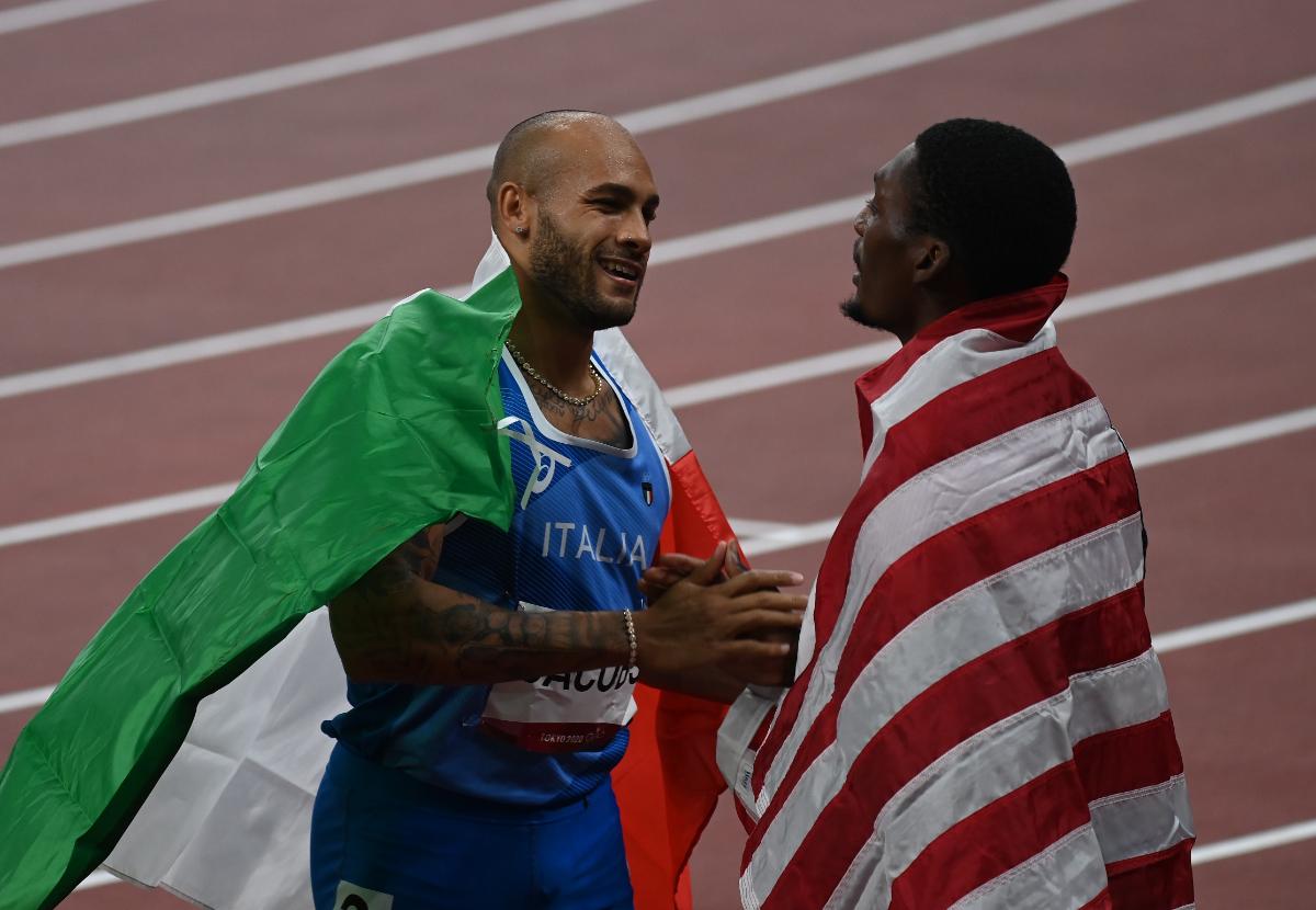 Surpriză la proba regină a atletismului! Un italian a câștigat aurul olimpic la 100m