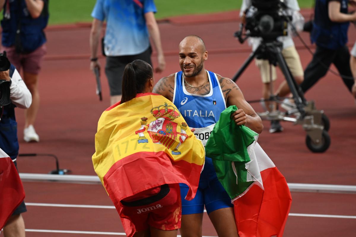 Surpriză la proba regină a atletismului! Un italian a câștigat aurul olimpic la 100m
