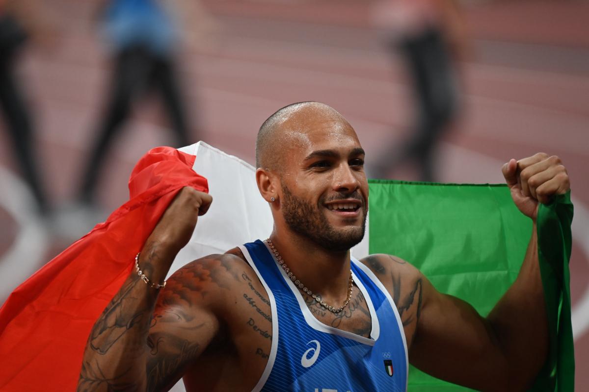 Surpriză la proba regină a atletismului! Un italian a câștigat aurul olimpic la 100m