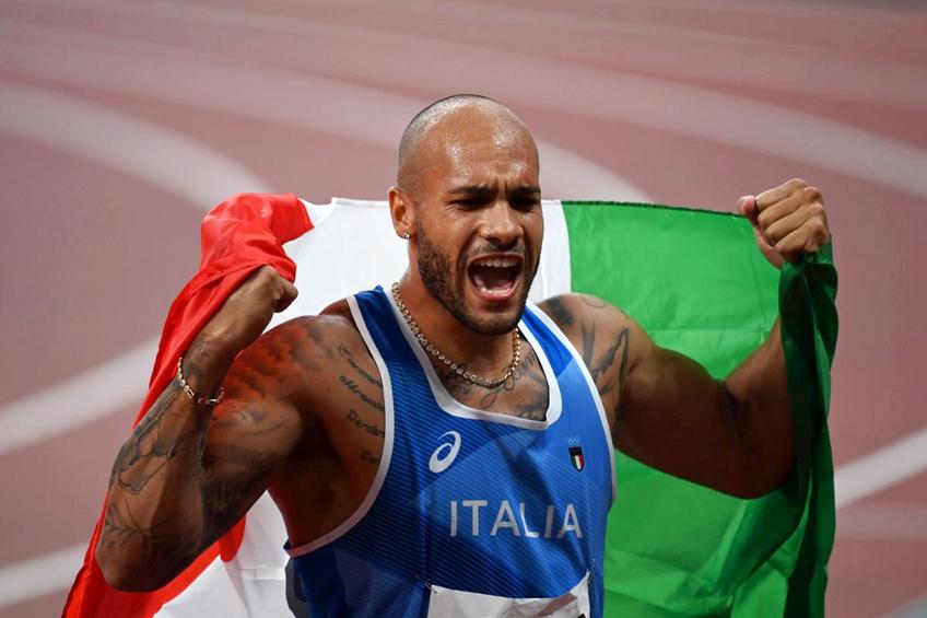 Marcell Jacobs (26 de ani) este campion olimpic, cucerind medalia de aur la proba de 100m! // FOTO: Raed Krishan