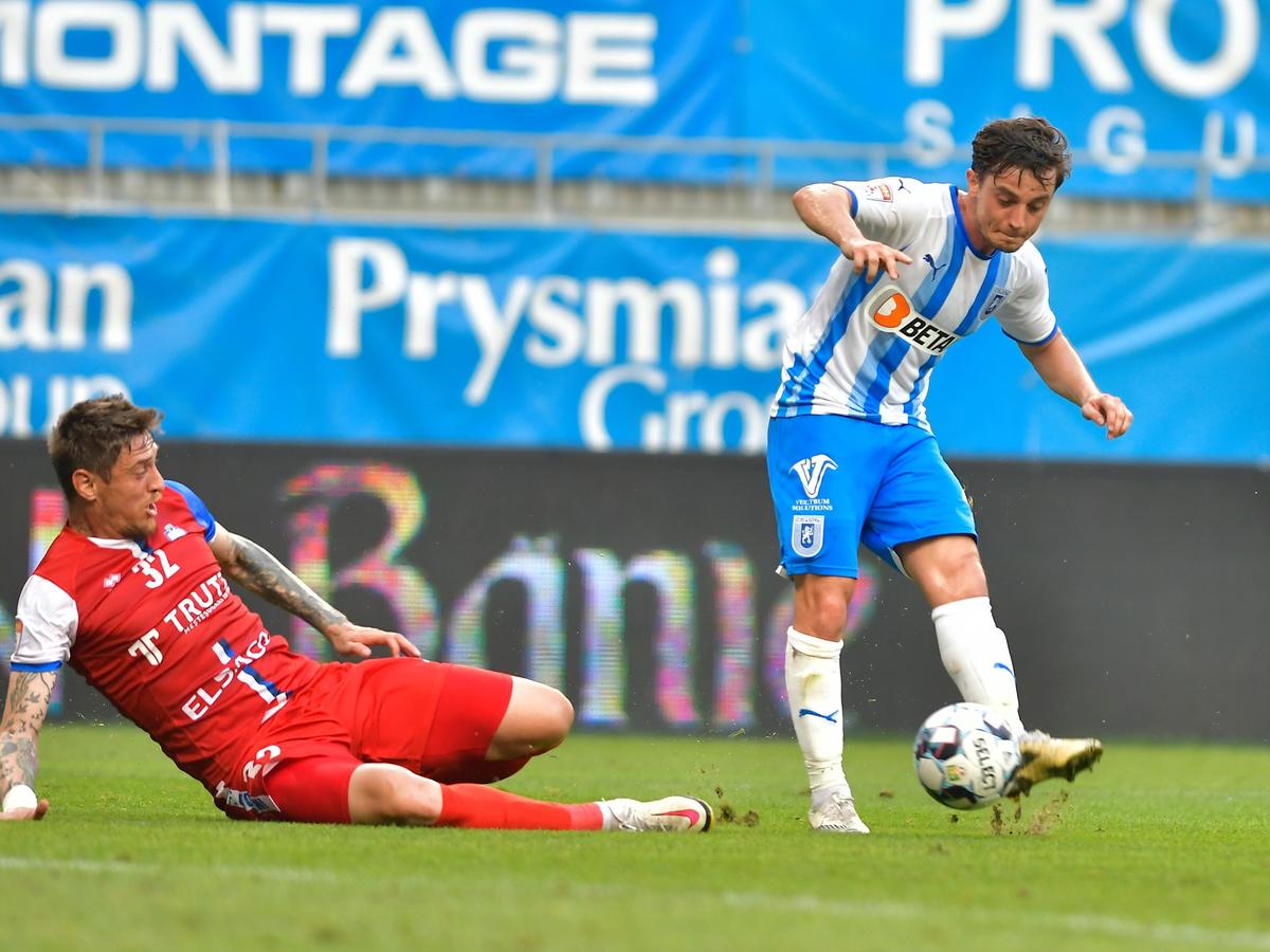 A uimit Bănia! Gol superb în CSU Craiova - FC Botoșani