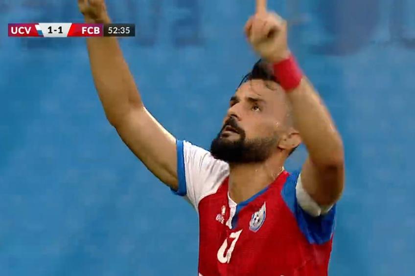 Enriko Papa a înscris un gol superb în CSU Craiova - FC Botoșani // foto: captură Telekom Sport