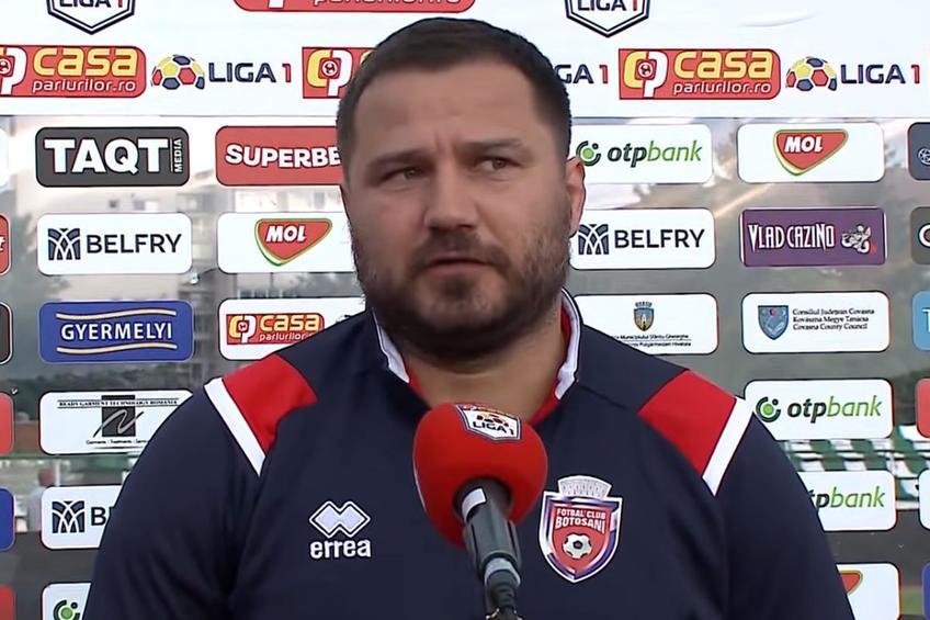 Marius Croitoru, antrenor FC Botoșani // foto: captură YouTube