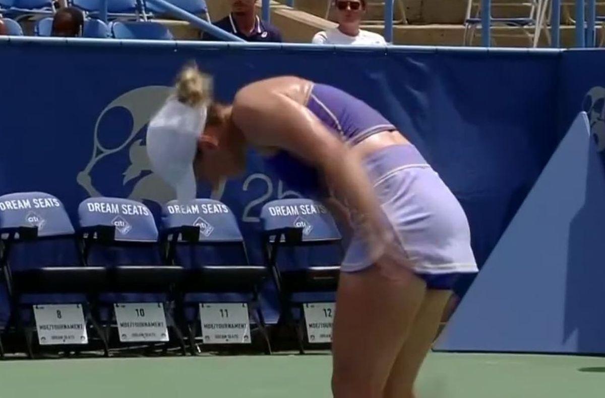 Simona Halep, criză de nervi la Washington » Și-a nimicit racheta