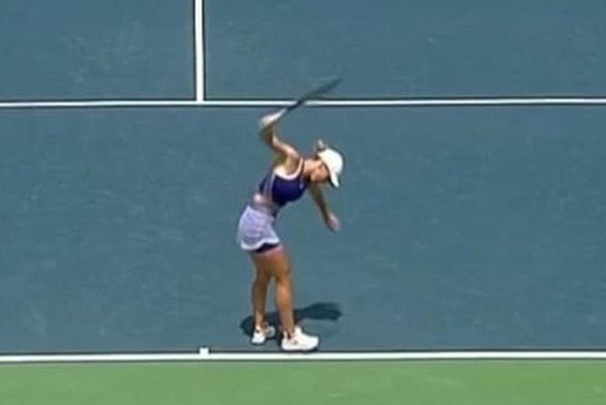 Simona Halep, criză de nervi la Washington » Și-a nimicit racheta