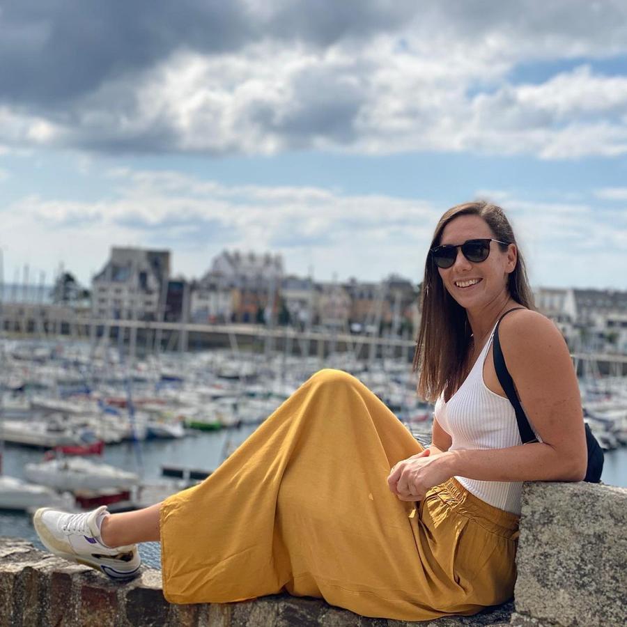 Monika Kobylinska într-un moment de relaxare Foto Instagram Au sosit întăririle » Monika Kobylinska, căpitanul naționalei Poloniei, a ajuns la București: „Voi fi fericită la CSM!”