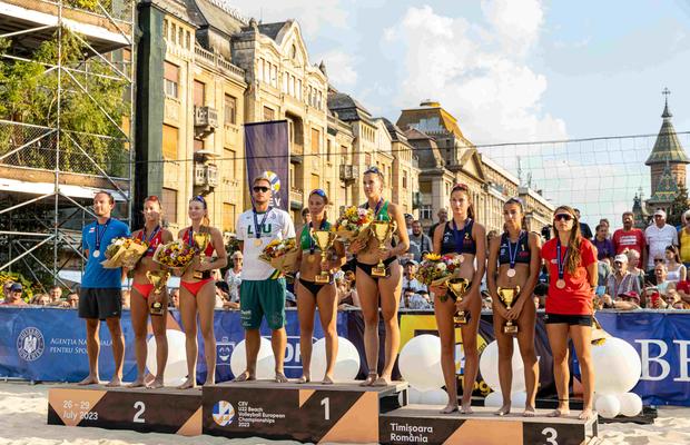 Lituania și Norvegia au triumfat la Campionatul European de Volei de plajă U22 disputat la Timișoara