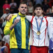 Înotătorul Pan Zhanle, medaliat cu aur în proba de 100 de metri liber la Jocurile Olimpice de la Paris 2024 / Foto: Getty Images
