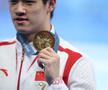 Înotătorul Pan Zhanle, medaliat cu aur în proba de 100 de metri liber la Jocurile Olimpice de la Paris 2024 / Foto: Getty Images