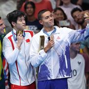 Înotătorul Pan Zhanle, medaliat cu aur în proba de 100 de metri liber la Jocurile Olimpice de la Paris 2024 / Foto: Getty Images