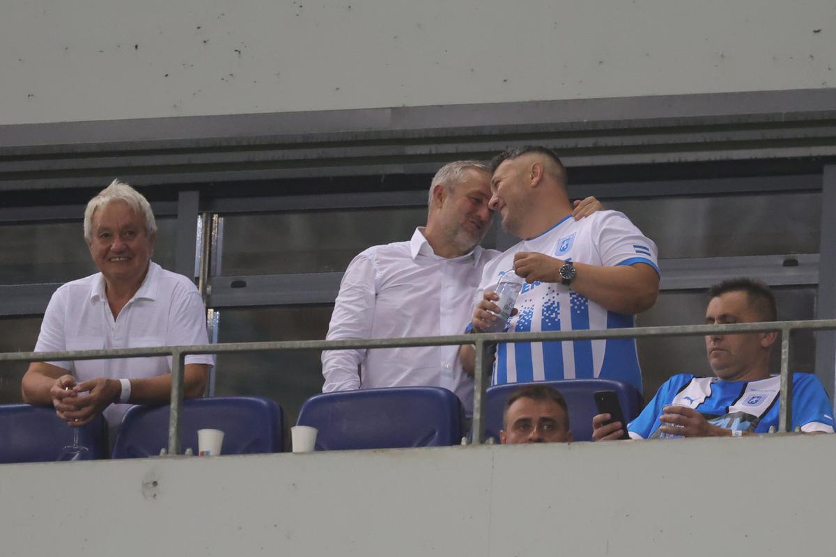 A „explodat” de bucurie loja lui Mihai Rotaru! Patronul oltenilor, imagini nemaivăzute surprinse de fotoreporterul GSP