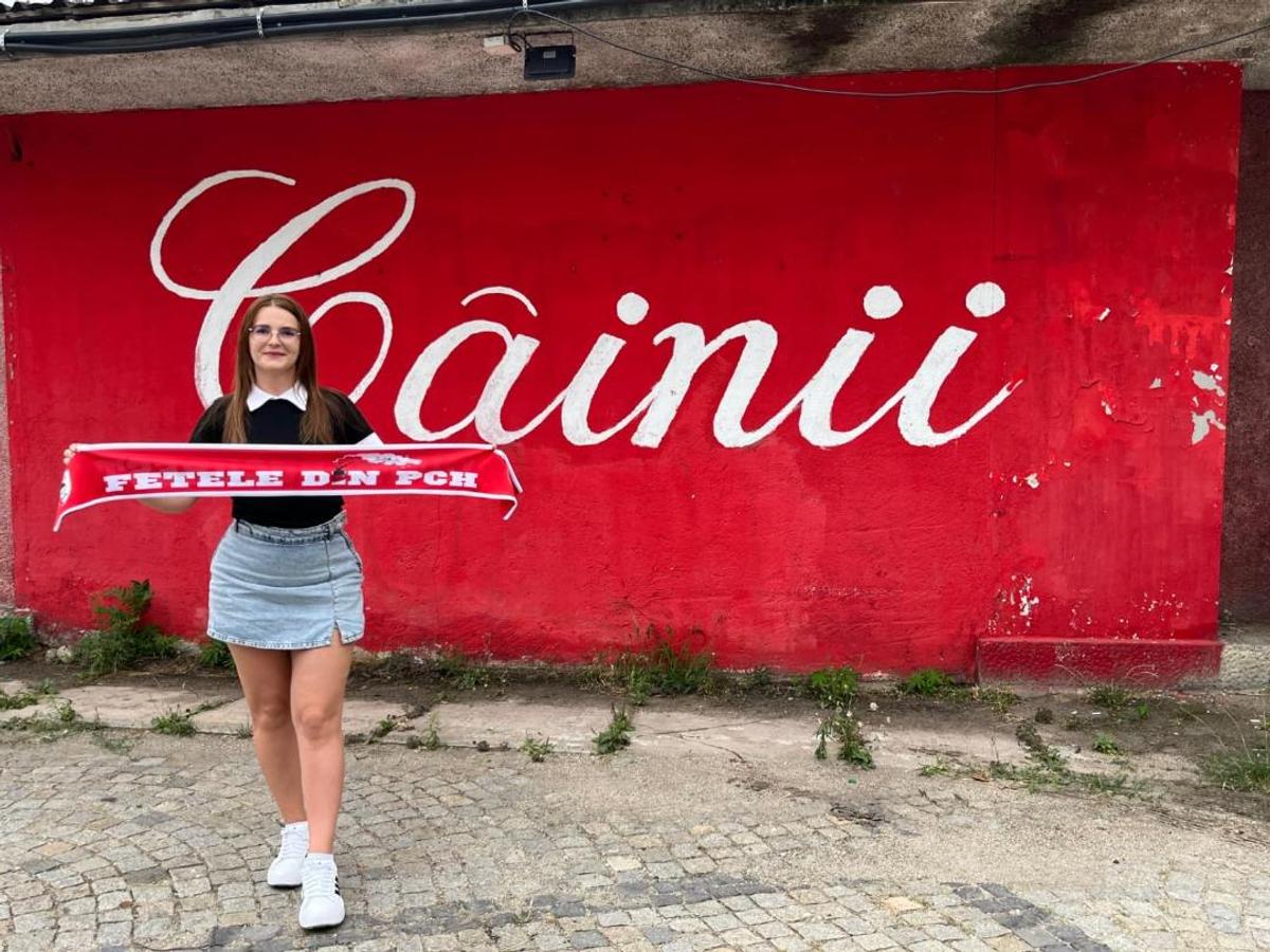 Mădălina Dumitru, autoarea cărții „Dinamo, iubirea care nu se stinge” / Foto: GSP