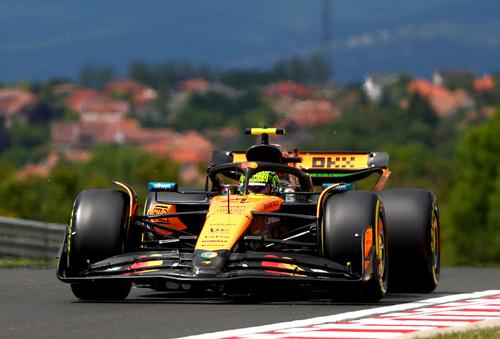 Lando Norris, cel mai rapid în primele antrenamente de la Hungaroring // FOTO: Guliver/GettyImages