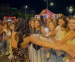 Celebra artistă i-a așteptat pe fotbaliști după victoria cu FCSB » Shkendija a sărbătorit în stradă!