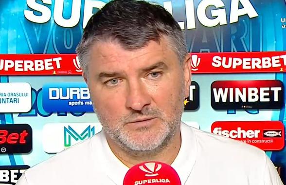 „Există niște discuții interne” » După eșecul de la Voluntari, Adrian Mihalcea a vorbit despre problemele clubului arădean