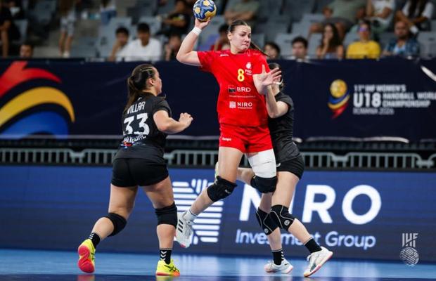Duș rece pentru naționala feminină de handbal la Campionatul Mondial U18 în ultimul meci al grupei preliminare