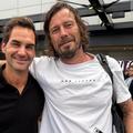 Marat Safin, alături de un alt monstru sacru al tenisului mondial, Roger Federer (44 de ani)