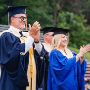 Universitatea din Montreal i-a acordat un doctorat onorific Nadiei Comăneci // foto: facebook @Université de Montréal